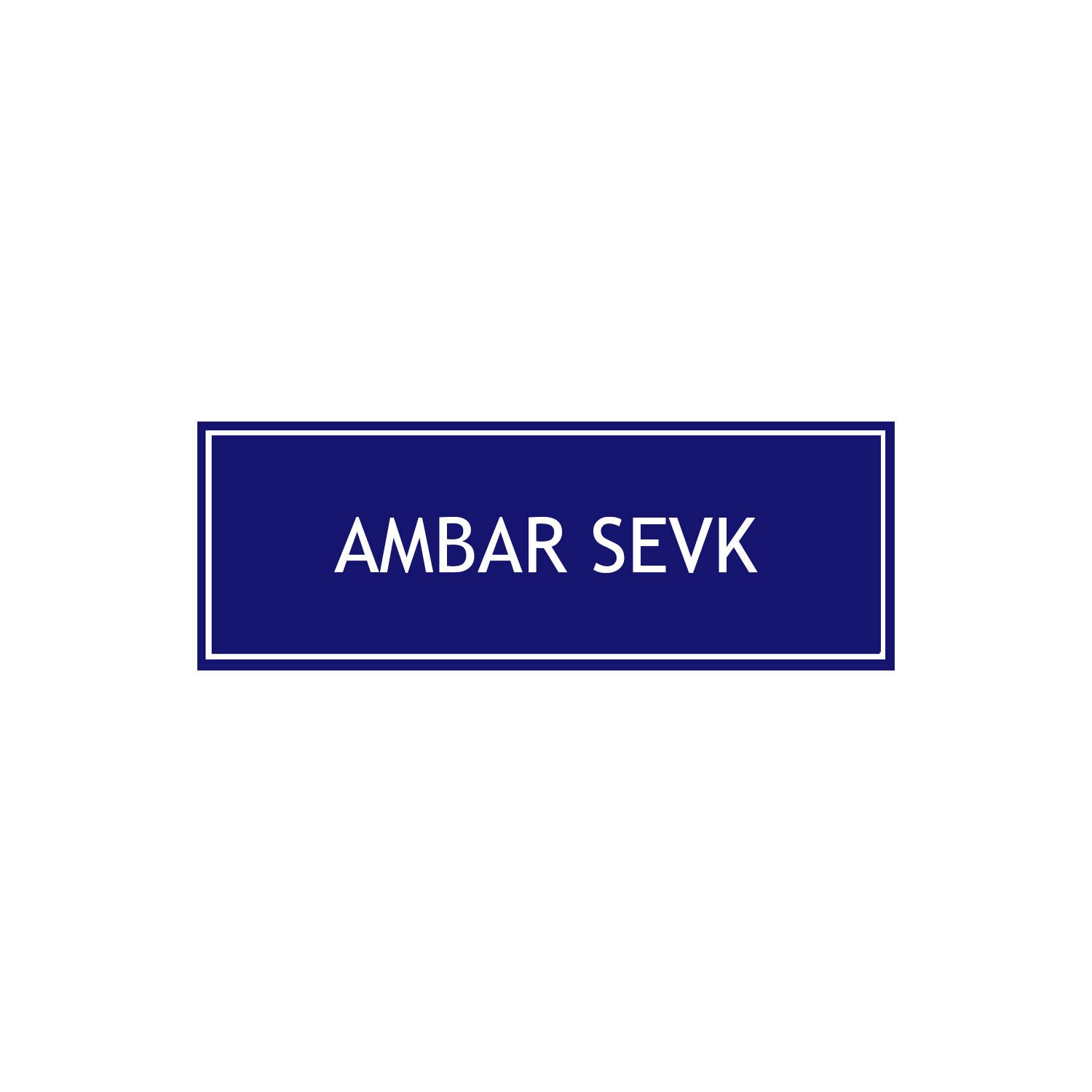 Ambar Sevk Levhası
