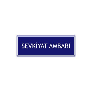 Sevkiyat Ambarı Levhası
