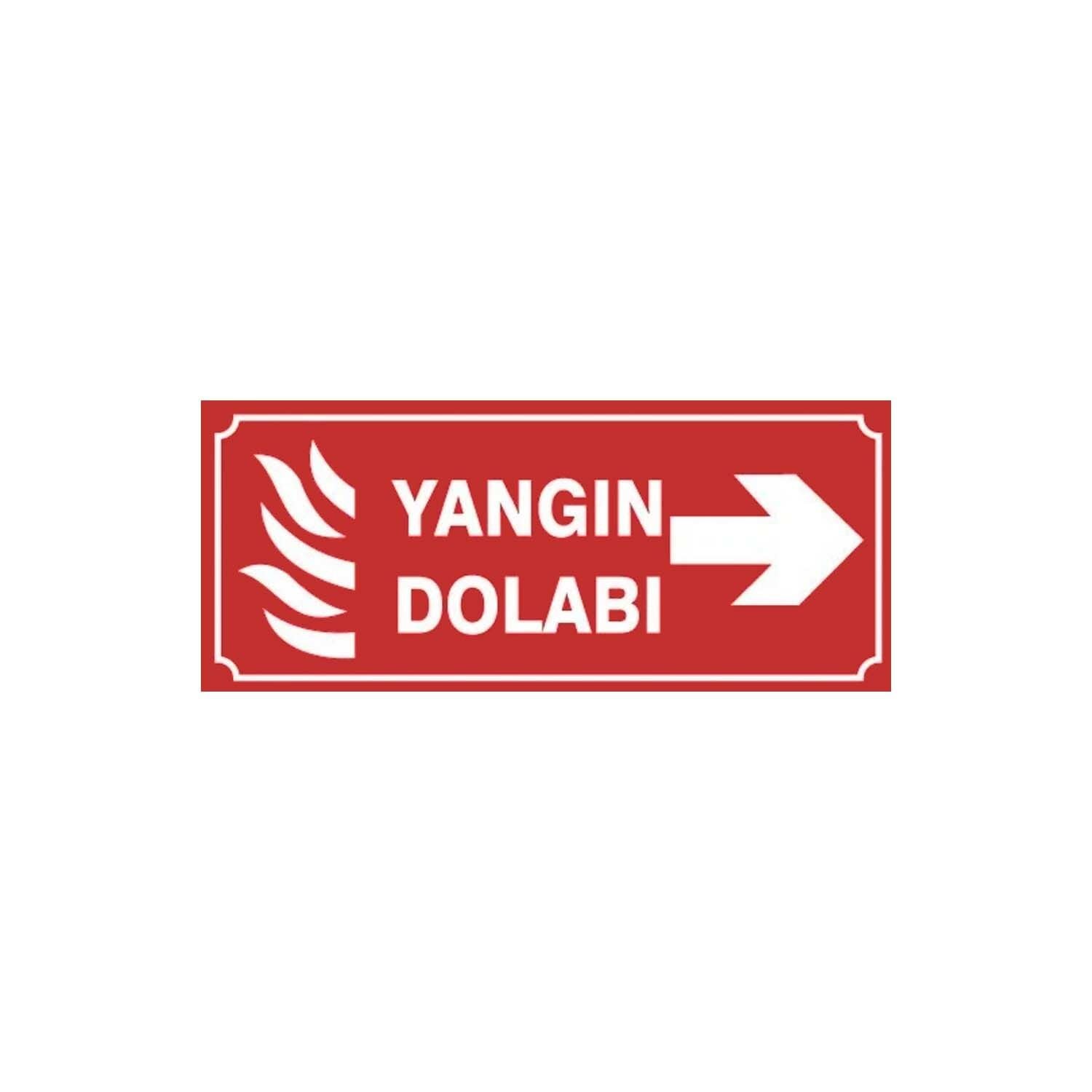 Yangın Dolabı Sağ Yön Levhası