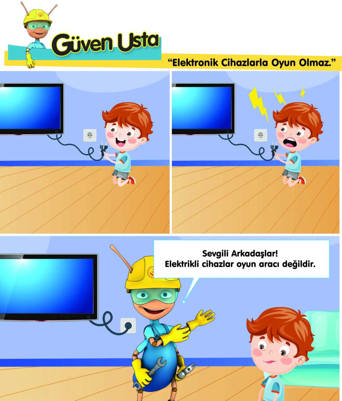 Elektronik Cihazlarla Oyun Olmaz Levhası