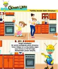 Tehlike Anında Sakin Olmalıyız Levhası