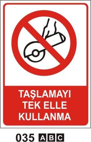 Taşlamayı Tek Elle Kullanma