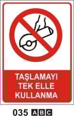 Taşlamayı Tek Elle Kullanma
