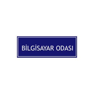 Bilgisayar Odası Levhası
