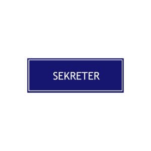 Sekreter Levhası