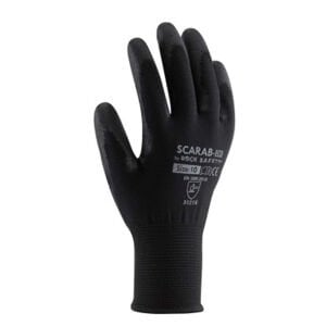 Rock Safety Scarab-Eco Pu Eldiven | Siyah Montaj Eldiveni