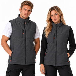 Buriş Softshell İş Yeleği Gri
