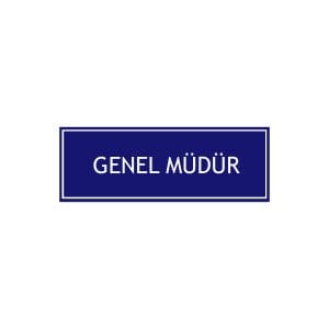 Genel Müdür Levhası