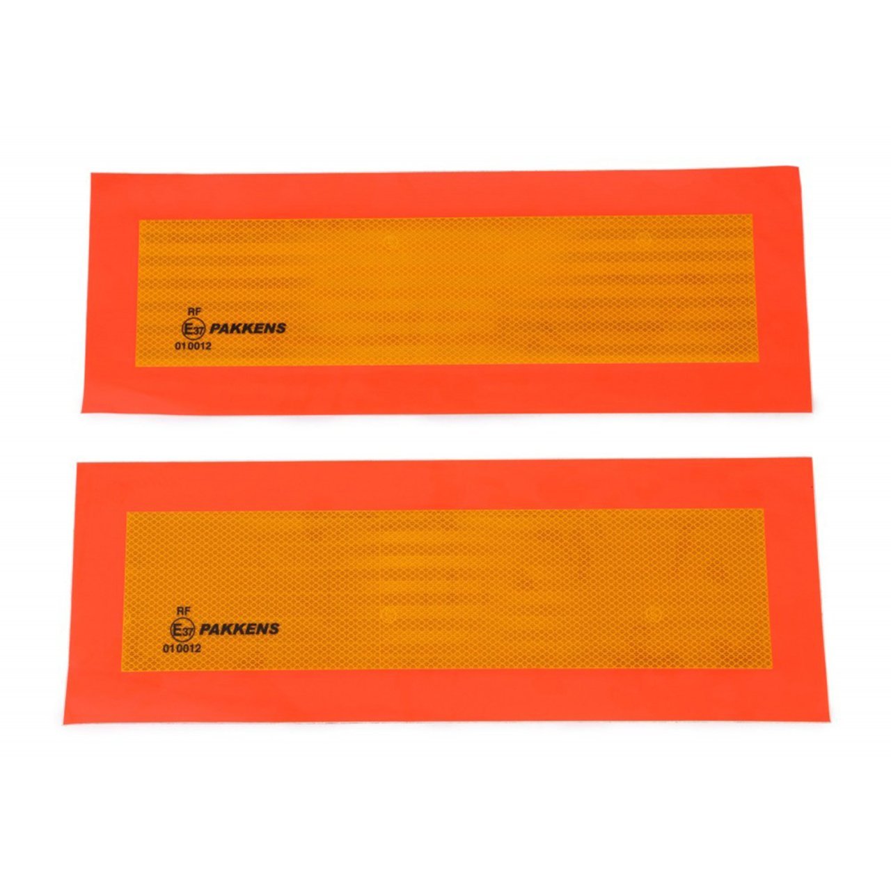 Pakkens Tır Arkası Reflektörü Sticker 565 mm x 200 mm (E37 Onaylı)