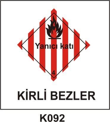 Tehlikeli Madde Ambalaj Saklama Kapları Etiketleri