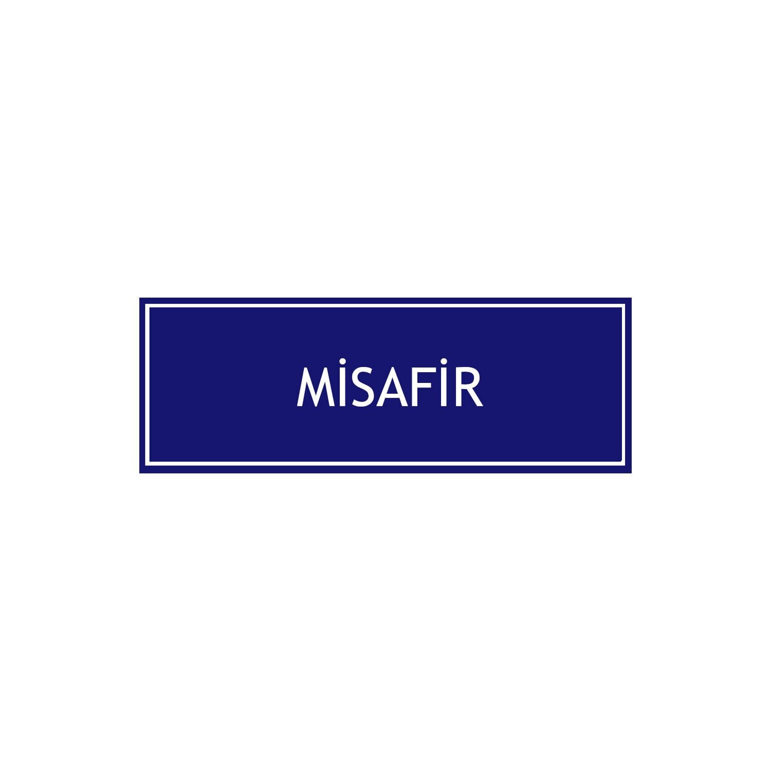 Misafir Odası Levhası