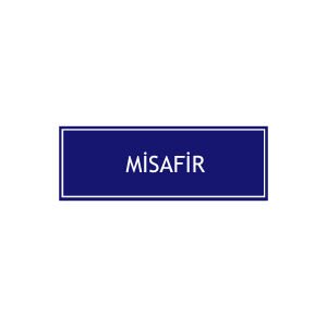 Misafir Odası Levhası