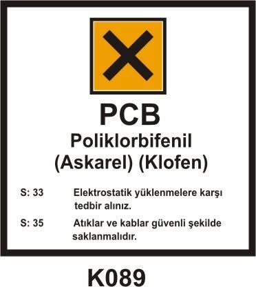 Tehlikeli Madde Ambalaj Saklama Kapları Etiketleri