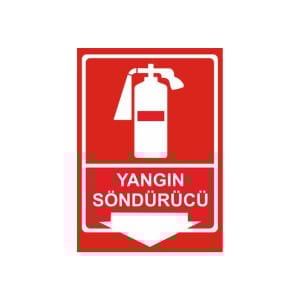 Yangın Söndürücü Levhası