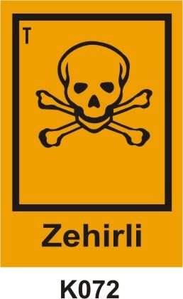 Tehlikeli Madde Ambalaj Saklama Kapları Etiketleri