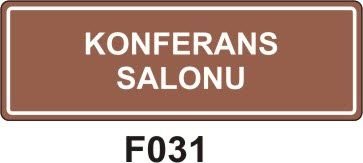 Konferans Salonu Levhası