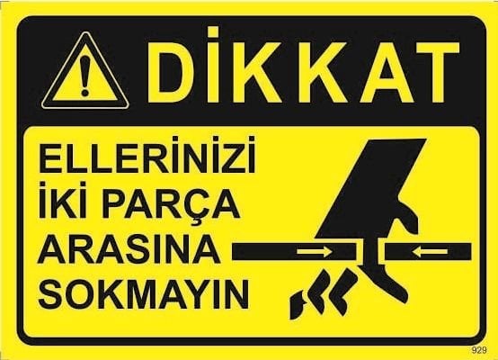Ellerinizi İki Parça Arasına Sokmayın