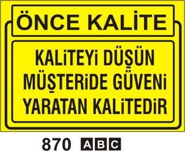 Kaliteyi Düşün Müşteride Güveni Yaratan Kalitedir