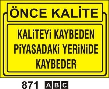 Kaliteyi Kaybeden Piyasadaki Yerinide Kaybeder
