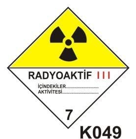 Tehlikeli Madde Taşıma Etiketleri