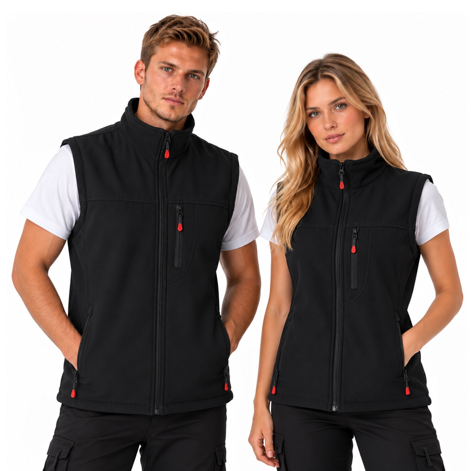 Buriş Softshell Yelek Siyah