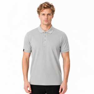 Buriş CoolFit Polo Yaka Tişört Gri