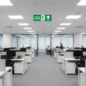 Çıkış Exit Ledli Armatür Sağ Ok