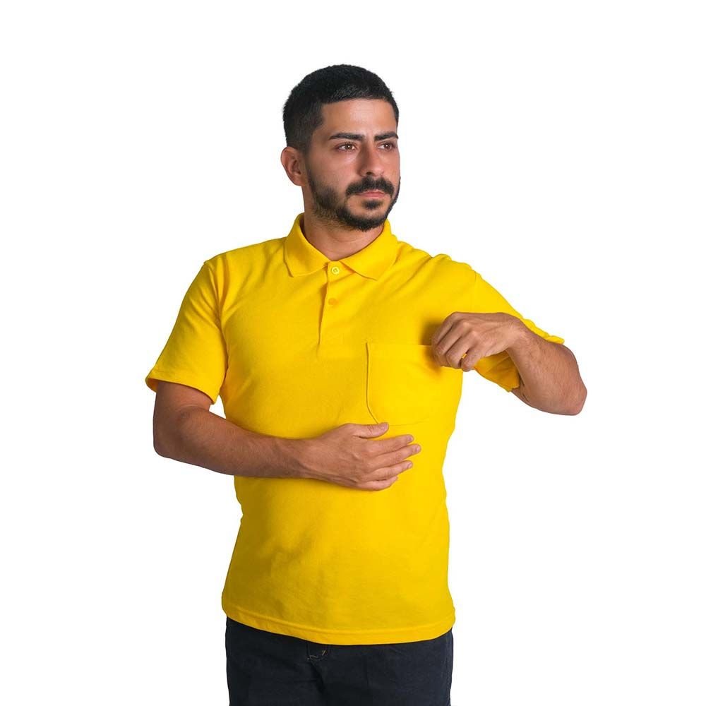 Buriş CoolFit Polo Yaka Tişört Sarı
