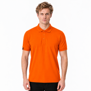 Buriş CoolFit Polo Yaka Tişört Turuncu