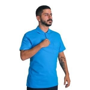 Buriş CoolFit Polo Yaka Tişört Turkuaz