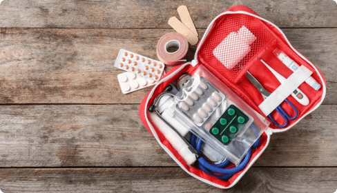 İLK YARDIM <span>EKİPMANLARI</span>
